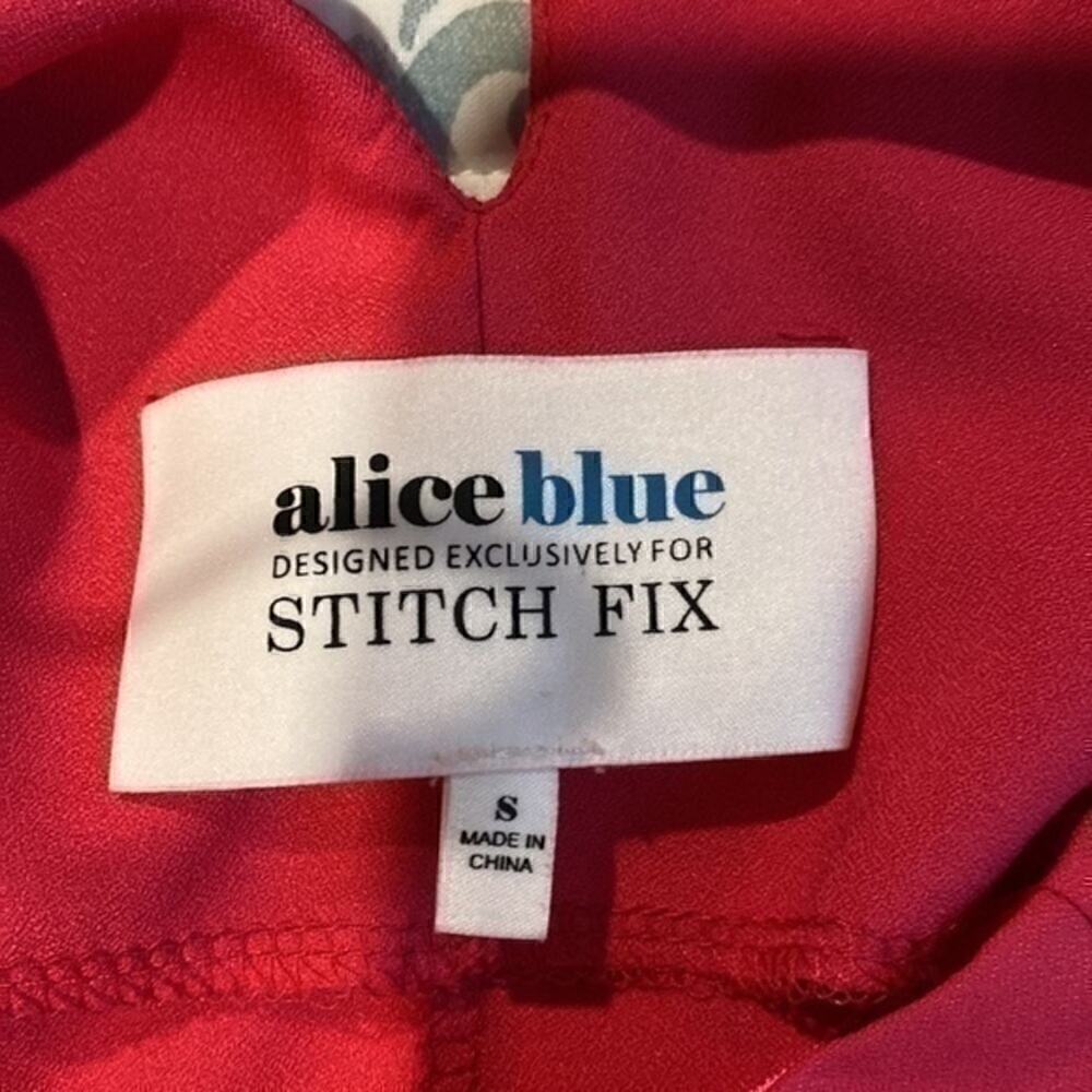 Alice Blue pink cross cross back sleeveless blouse size small NWOT - Picture 5 of 6